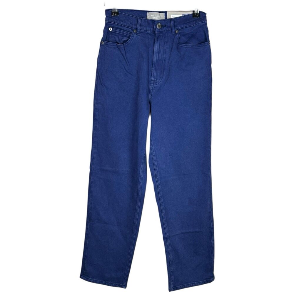 Everlane The Way High Jeans 26 Tall 26T High Rise Straight Organic Cotton NWT